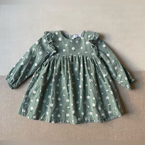 Angel Dear Cotton Corduroy Long Sleeve Dress 18-24 months
